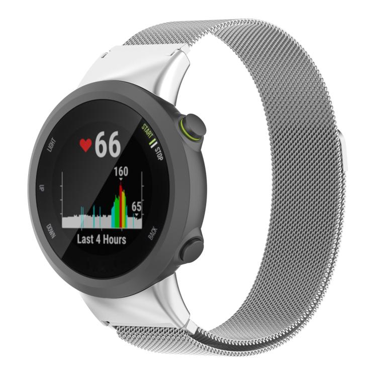 xDfind Milanese Metal Watch Band, For Garmin Forerunner 45 / 45S / Swim 2, For Garmin Forerunner 35 / 30