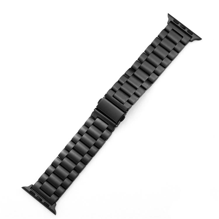 xDfind Three Beads Fold Buckle Stainless Steel Watch Band, For Apple Watch 42 / 44 / 45 / 46 / 49mm