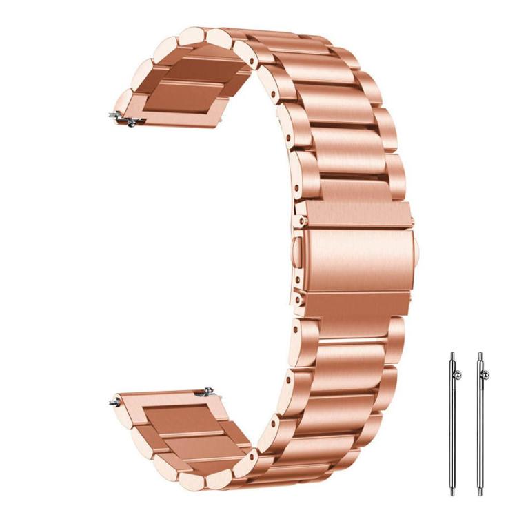 xDfind Three Beads Stainless Steel Watch Band, 14mm