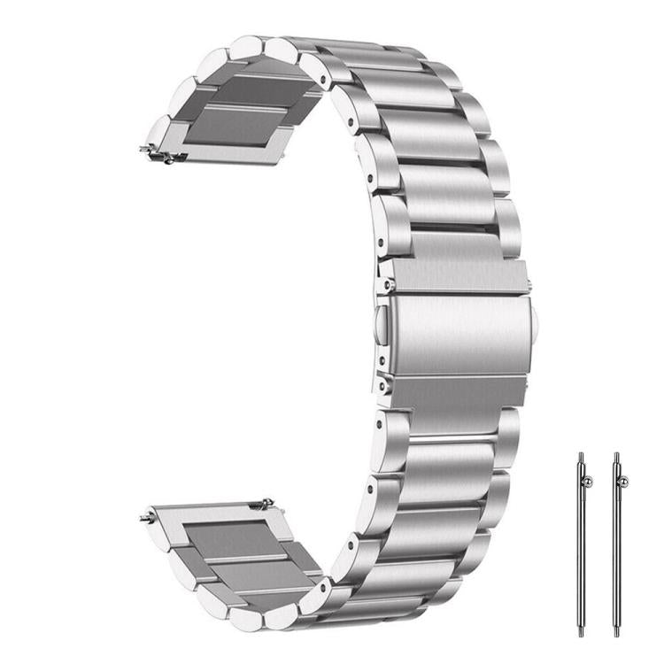 xDfind Three Beads Stainless Steel Watch Band, 22mm