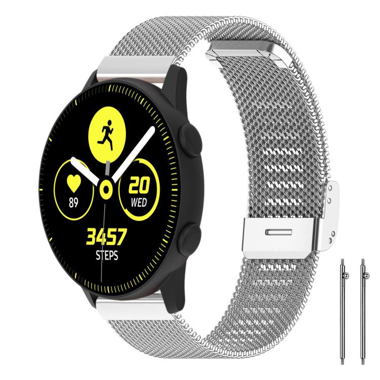 xDfind Buckle Metal Mesh Watch Band, 20mm