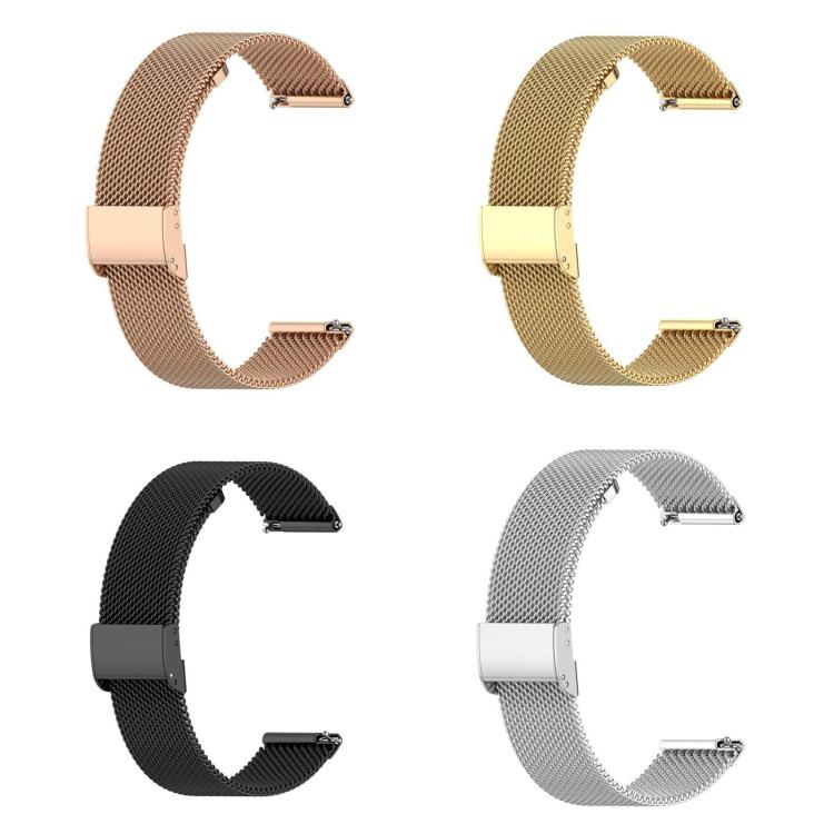 xDfind Buckle Metal Mesh Watch Band, 18mm