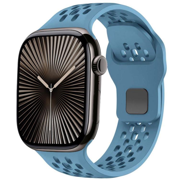 xDfind Mesh Reverse Buckle Silicone Watch Band, For Apple Watch 46mm / 49mm / 45mm / 44mm