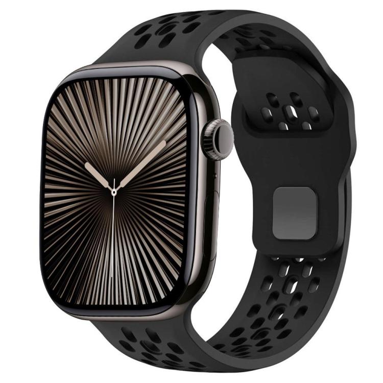 xDfind Mesh Reverse Buckle Silicone Watch Band, For Apple Watch 46mm / 49mm / 45mm / 44mm