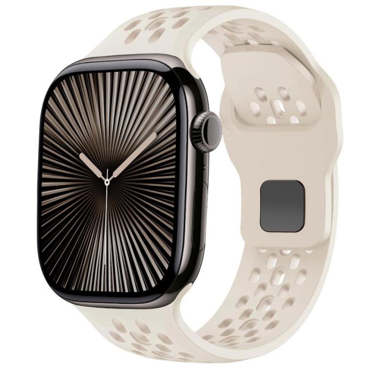 xDfind Mesh Reverse Buckle Silicone Watch Band, For Apple Watch 46mm / 49mm / 45mm / 44mm