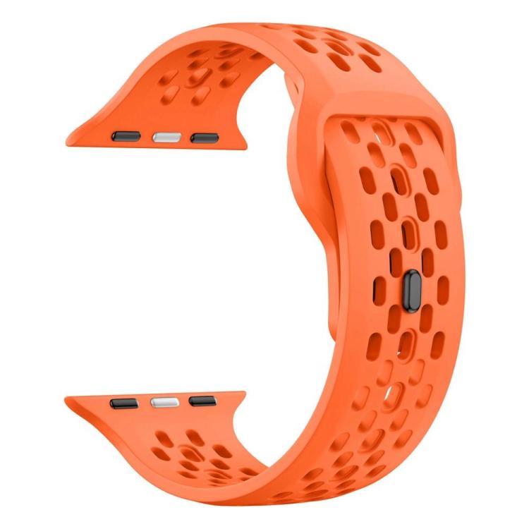 xDfind Mesh Reverse Buckle Silicone Watch Band, For Apple Watch 42mm / 41mm / 40mm / 38mm