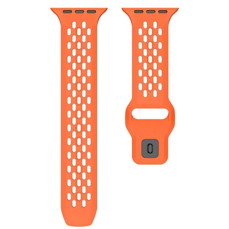 xDfind Mesh Reverse Buckle Silicone Watch Band, For Apple Watch 42mm / 41mm / 40mm / 38mm