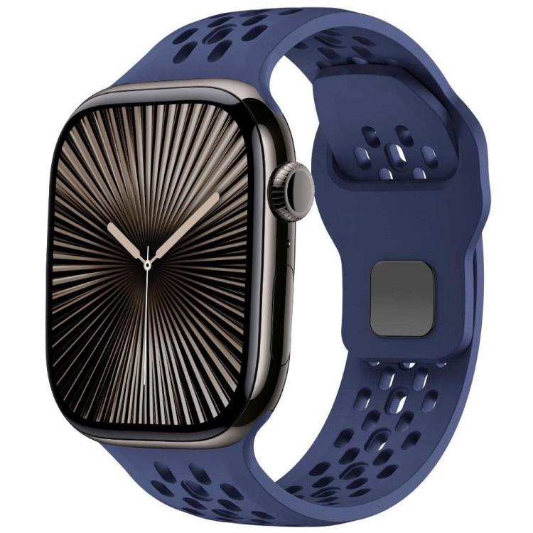 xDfind Mesh Reverse Buckle Silicone Watch Band, For Apple Watch 42mm / 41mm / 40mm / 38mm