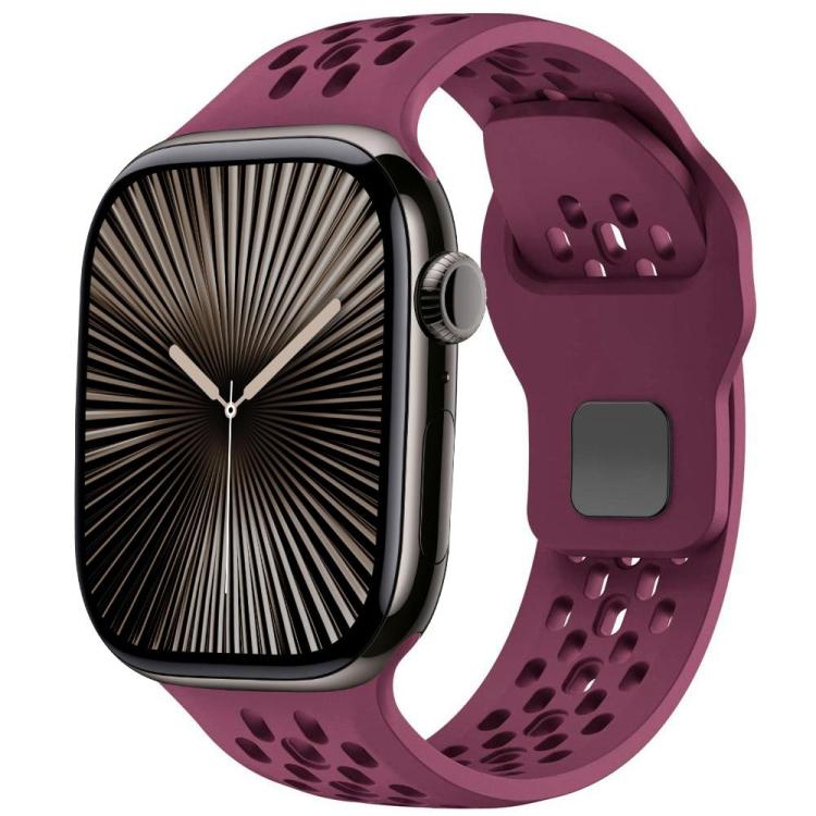 xDfind Mesh Reverse Buckle Silicone Watch Band, For Apple Watch 42mm / 41mm / 40mm / 38mm