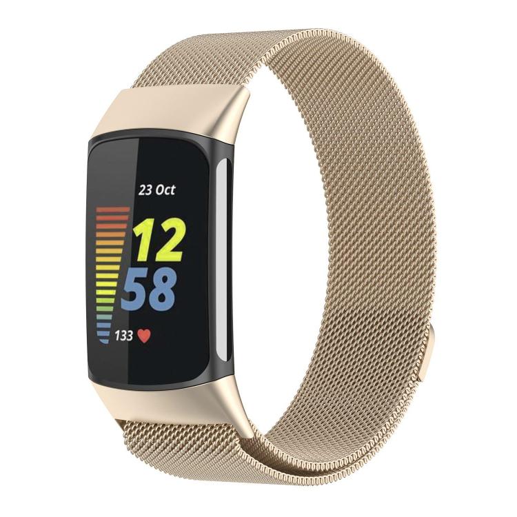 For Fitbit Charge 5 xDfind Milanese Magnetic Metal Watch Band, S