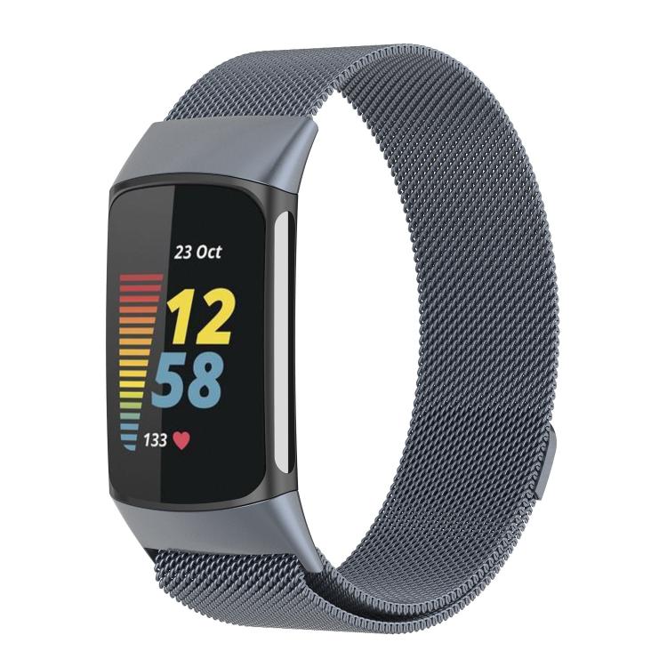 For Fitbit Charge 5 xDfind Milanese Magnetic Metal Watch Band, S
