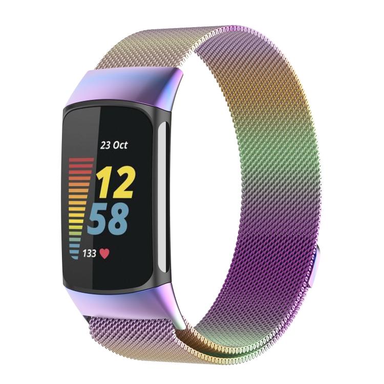 For Fitbit Charge 5 xDfind Milanese Magnetic Metal Watch Band, S