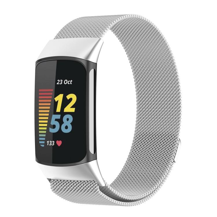 For Fitbit Charge 5 xDfind Milanese Magnetic Metal Watch Band, L