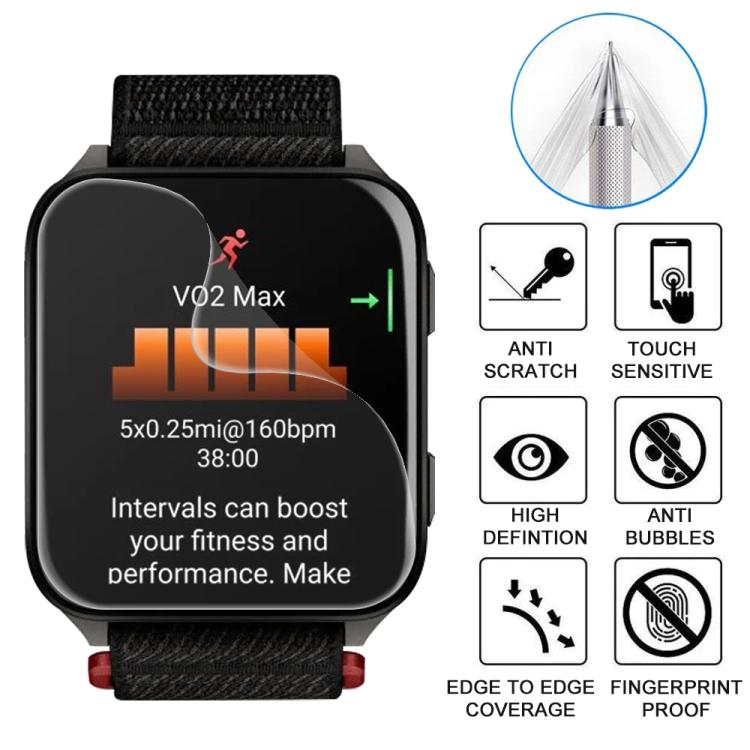5pcs xDfind Soft Hydrogel Film Full Cover Front Protector, For Garmin Venu X1, For Garmin vivosmart 5, For Garmin Forerunner 165, For Garmin Vivoactive 5, For Garmin Venu 3s