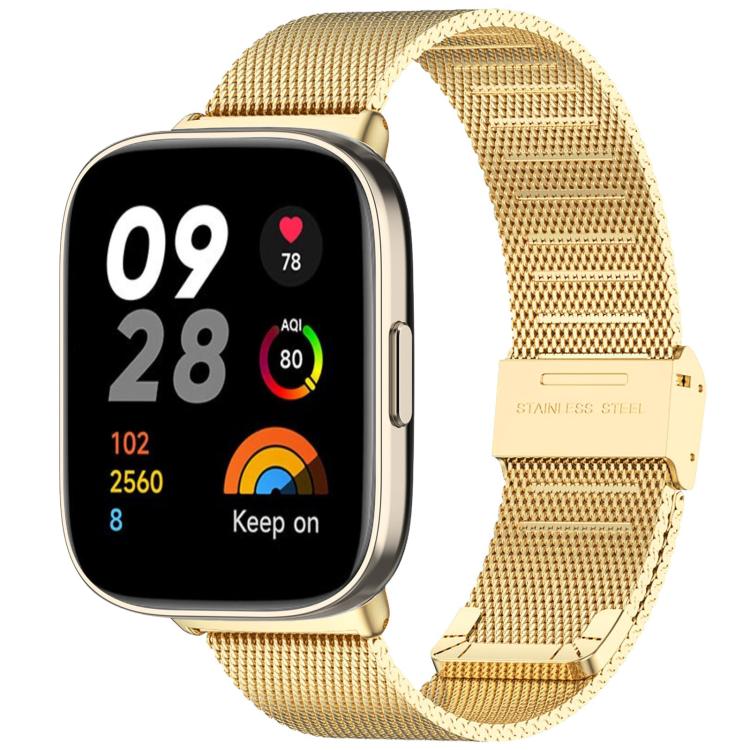 xDfind Buckle Metal Steel Mesh Watch Band, For Redmi Watch 3