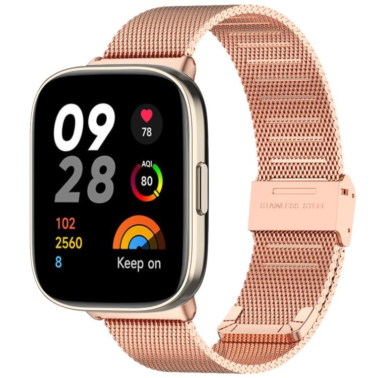 xDfind Buckle Metal Steel Mesh Watch Band