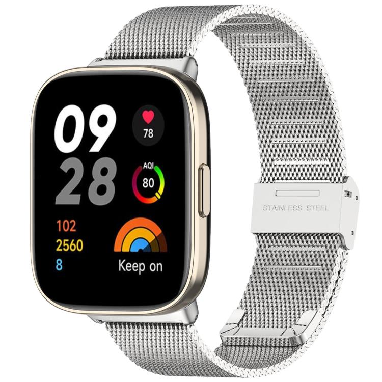 xDfind Buckle Metal Steel Mesh Watch Band, For Redmi Watch 3