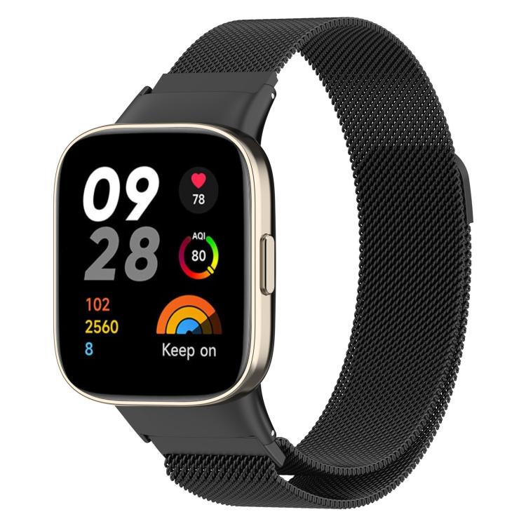 xDfind Milanese Magnetic Metal Steel Mesh Watch Band, For Redmi Watch 3
