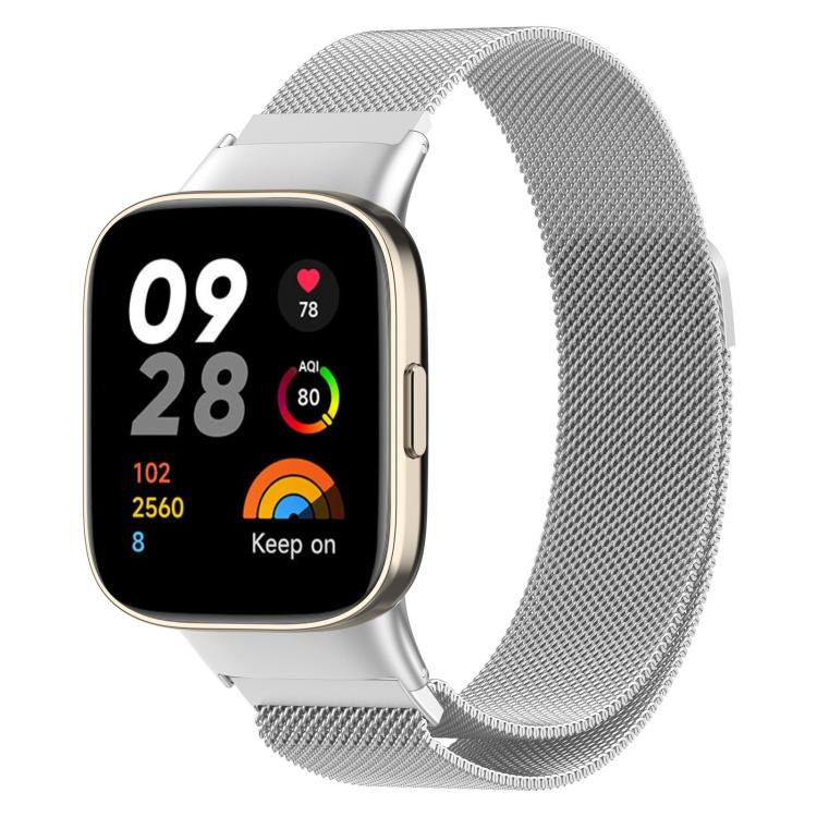 xDfind Milanese Magnetic Metal Steel Mesh Watch Band, For Redmi Watch 3