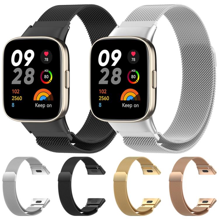 xDfind Milanese Magnetic Metal Steel Mesh Watch Band, For Redmi Watch 3