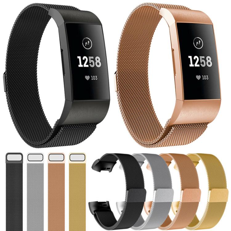 xDfind Milanese Magnetic Stainless Steel Watch Band, For Fitbit Charge 3 / 4
