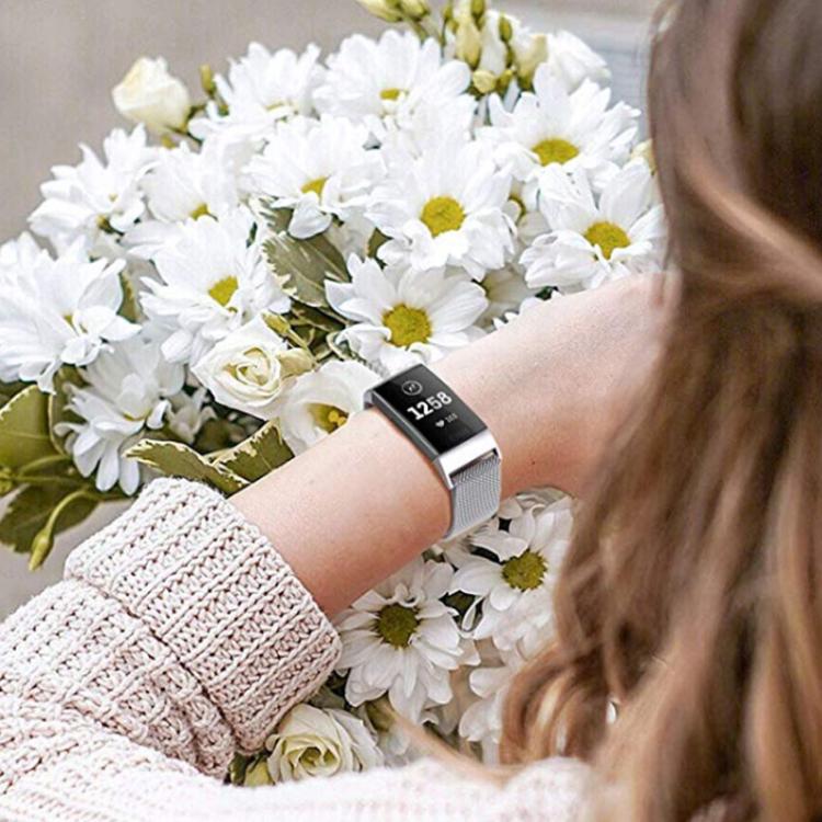 xDfind Milanese Magnetic Stainless Steel Watch Band, For Fitbit Charge 3 / 4