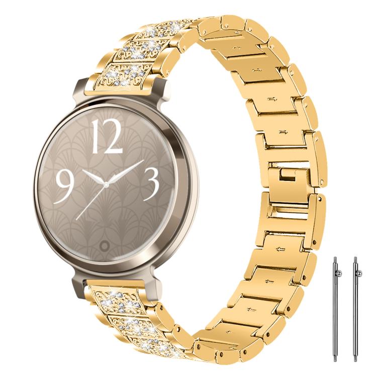 xDfind Diamond Jewelry Steel Watch Band, 14mm For Garmin Lily 2