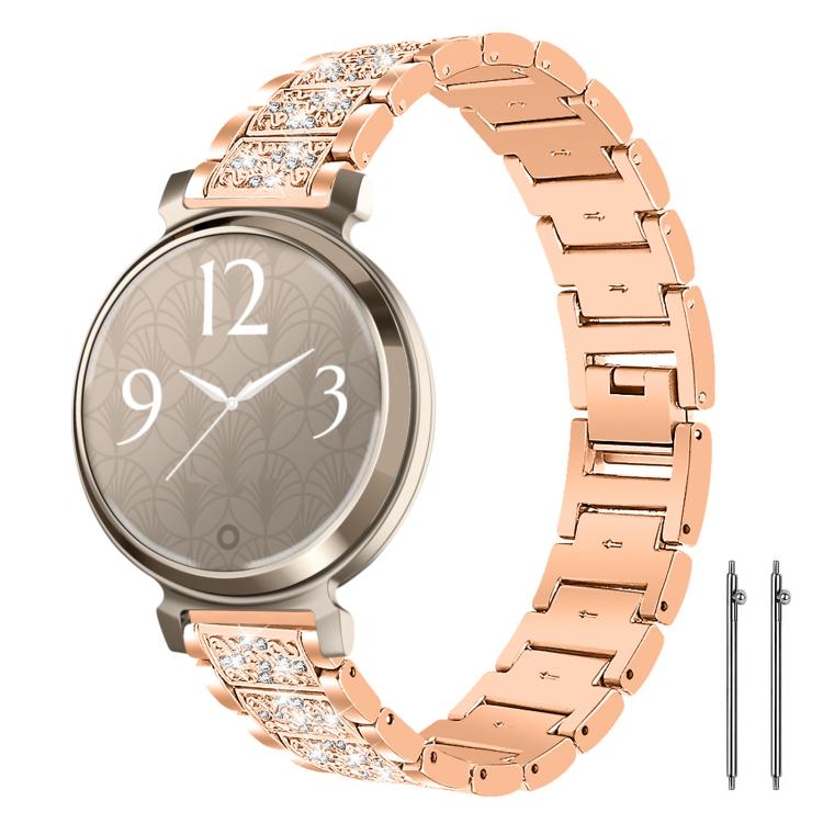 xDfind Diamond Jewelry Steel Watch Band, 14mm For Garmin Lily 2