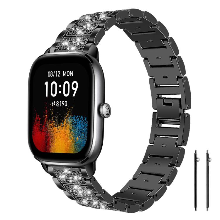 xDfind Diamond Jewelry Steel Watch Band, 20mm For Amazfit Active 2 / GTS4 Mini