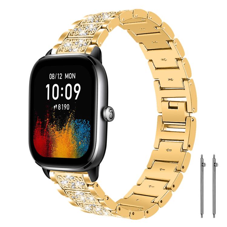 xDfind Diamond Jewelry Steel Watch Band, 20mm For Amazfit Active 2 / GTS4 Mini