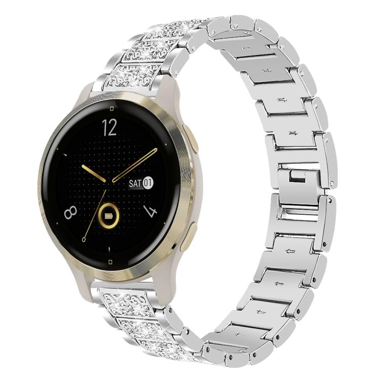 xDfind Diamond Jewelry Steel Watch Band, 18mm For Garmin Venu 2S / vivoactive 4s/3s