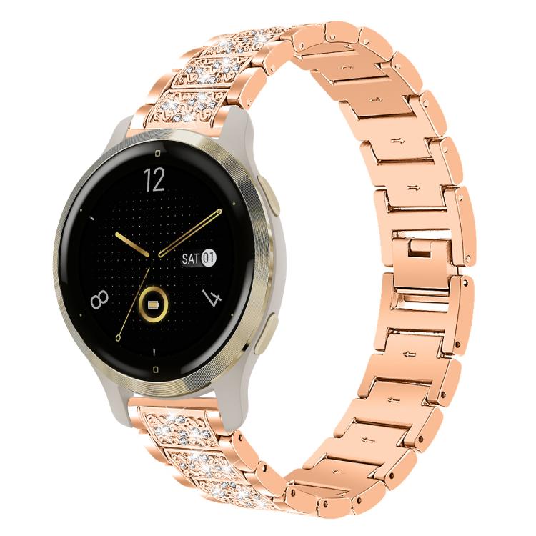 xDfind Diamond Jewelry Steel Watch Band, 18mm For Garmin Venu 2S / vivoactive 4s/3s