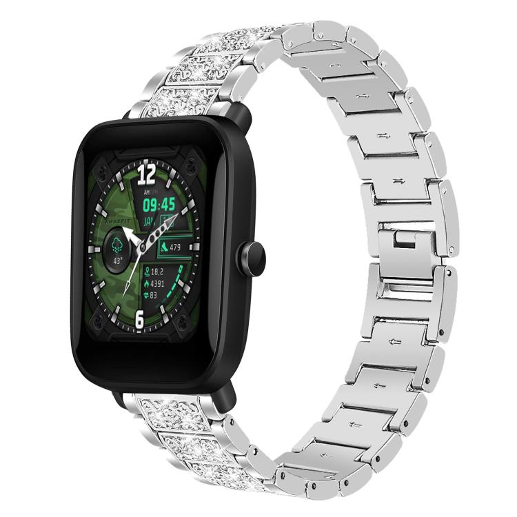 xDfind Diamond Jewelry Steel Watch Band, 20mm For Amazfit Bip U / Lite / Bip 3 Pro