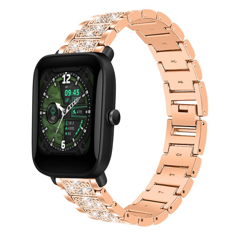xDfind Diamond Jewelry Steel Watch Band, 20mm For Amazfit Bip U / Lite / Bip 3 Pro