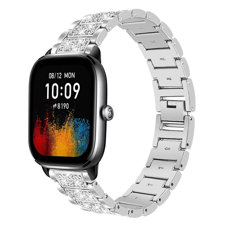 xDfind Diamond Jewelry Steel Watch Band, 20mm For Amazfit GTS4 mini/GTS3/2/2E/GT2 mini