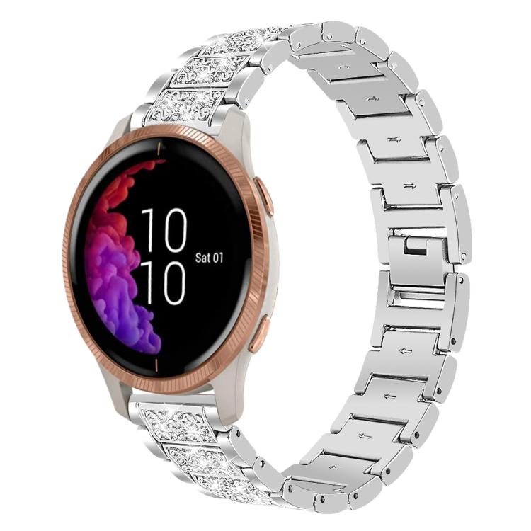 xDfind Diamond Jewelry Steel Watch Band, 20mm For Garmin venu 2 / venu / Sq2 / Sq