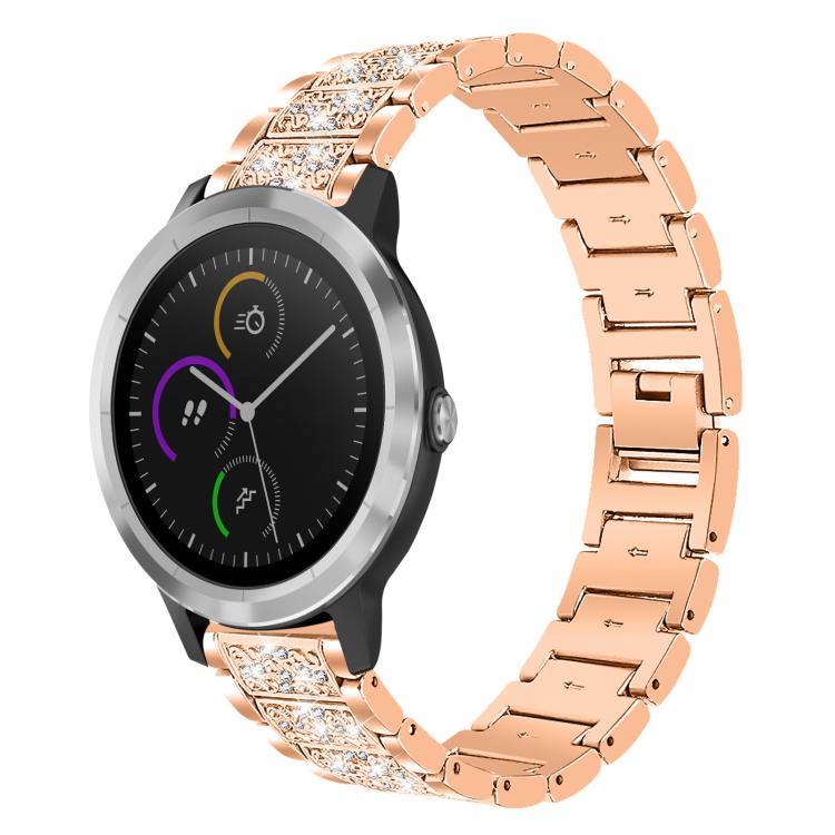 xDfind Diamond Jewelry Steel Watch Band, 20mm For Garmin GarminMove Sport / vivoactive3