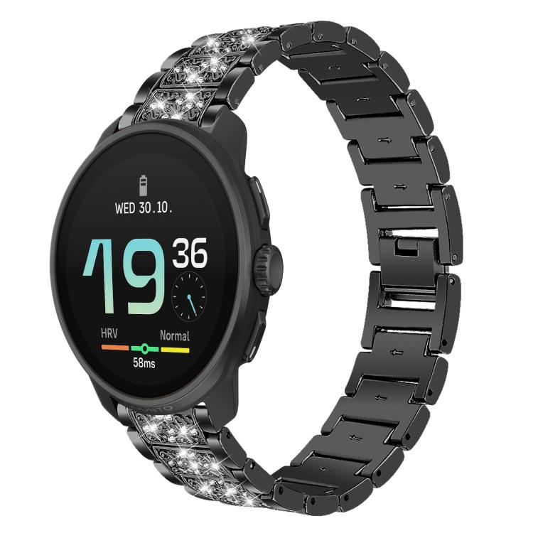 xDfind Diamond Jewelry Steel Watch Band, 22mm For Suunto Race S / Race / 9 Peak / 5 Peak