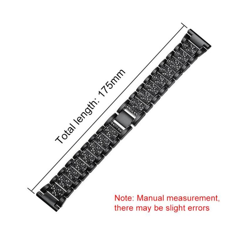 xDfind Diamond Jewelry Steel Watch Band, 22mm For Fossil Gen 5 Carlyle/Julianna/Garrett