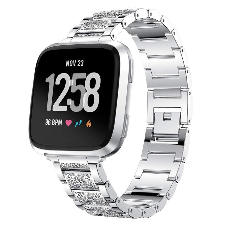 xDfind Diamond Jewelry Stainless Steel Watch Band, For Fitbit Versa 4 / 3 / Sense2 / 1 20mm