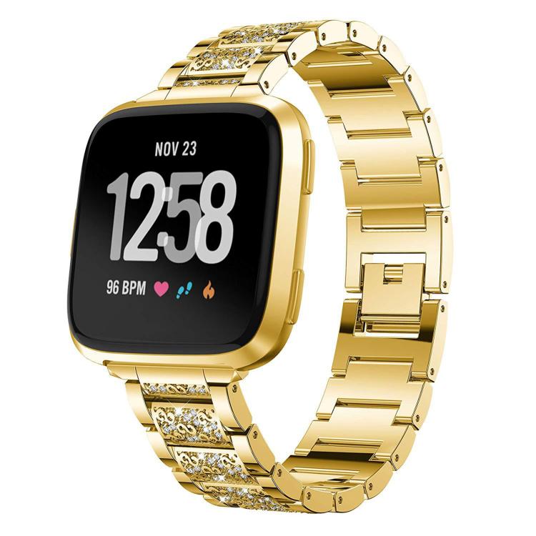 xDfind Diamond Jewelry Stainless Steel Watch Band, For Fitbit Versa 4 / 3 / Sense2 / 1 20mm