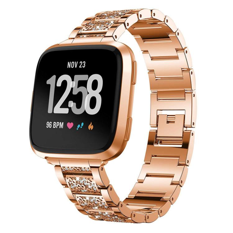xDfind Diamond Jewelry Stainless Steel Watch Band, For Fitbit Versa 4 / 3 / Sense2 / 1 20mm
