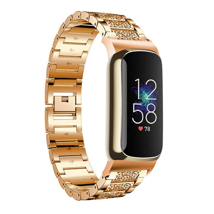 xDfind Diamond Jewelry Stainless Steel Watch Band, For Fitbit Luxe / Special Edition 12mm