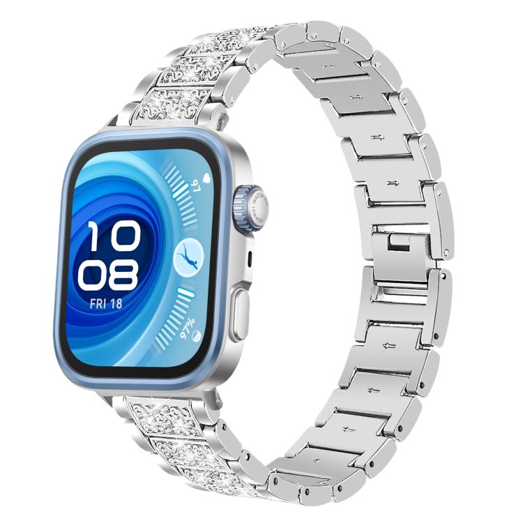 xDfind Diamond Jewelry Stainless Steel Watch Band, For Huawei Watch Fit 4 Pro / Fit 4 / Fit 3 20mm