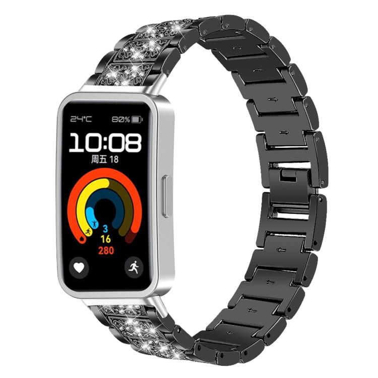 xDfind Diamond Jewelry Stainless Steel Watch Band, For Huawei Band 10 / 9 / 8 14mm