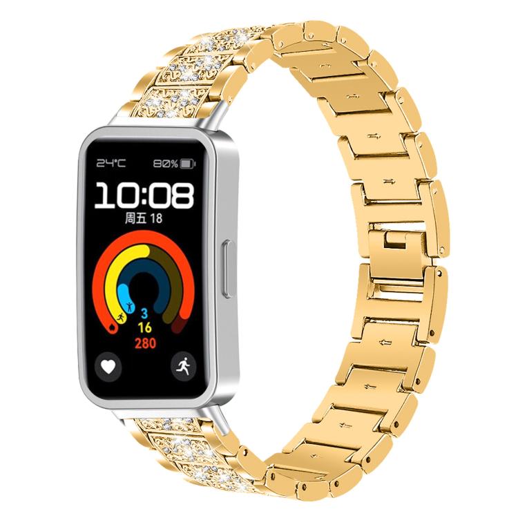 xDfind Diamond Jewelry Stainless Steel Watch Band, For Huawei Band 10 / 9 / 8 14mm