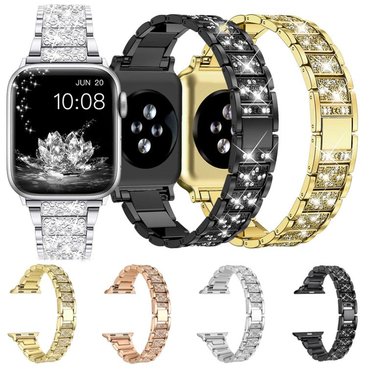 xDfind Diamond Jewelry Stainless Steel Watch Band, For Apple Watch 42 / 44 / 45 / 46 / 49mm