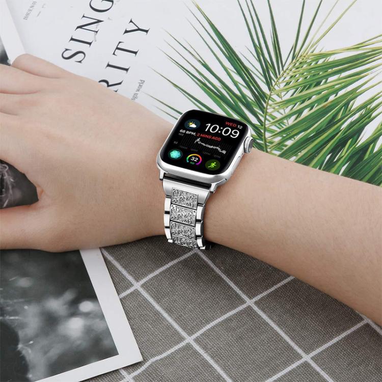 xDfind Diamond Jewelry Stainless Steel Watch Band, For Apple Watch 42 / 44 / 45 / 46 / 49mm