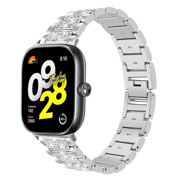 xDfind Diamond Jewelry Stainless Steel Watch Band, For Xiaomi Band 10 Pro / 9 Pro / Redmi Watch 6