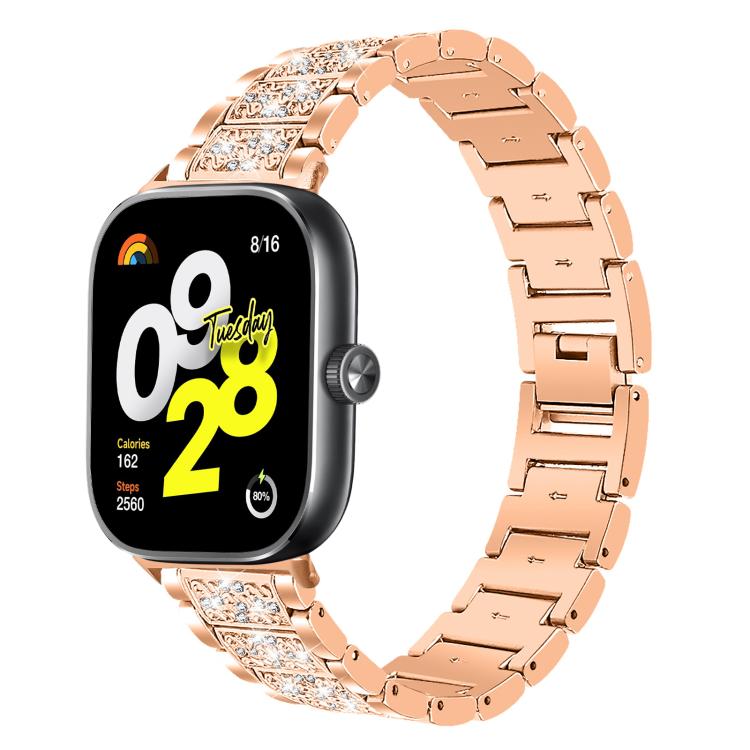 xDfind Diamond Jewelry Stainless Steel Watch Band, For Xiaomi Band 10 Pro / 9 Pro / Redmi Watch 6